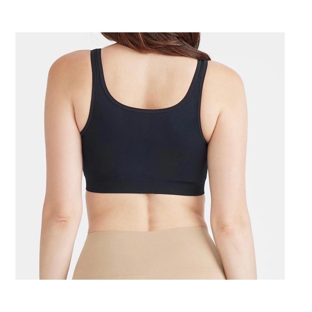 NWT Yummie Nylon Scoop Neck Seamless Bra Wire free Stretch Comfort Sz 1X/2X - Picture 2 of 7